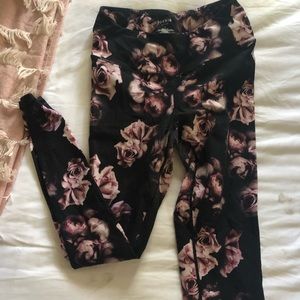 Torrid rose workout leggings